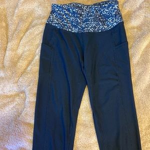 Black high rise leggings